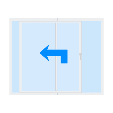 Hebeschiebetür Rechts Öffnungsart